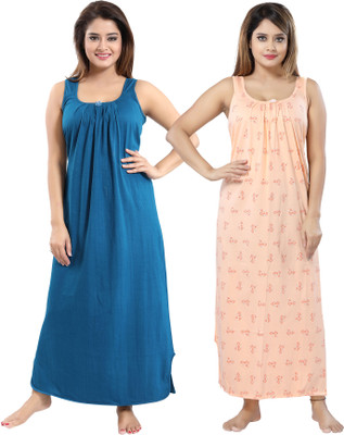 INNER BEATS Women Nighty Set(Multicolor)