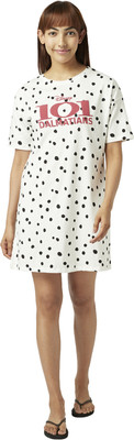 Dreamz by Pantaloons Women Nighty(White)