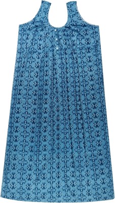 PAL BASTRALAYA Women Nighty(Light Blue)