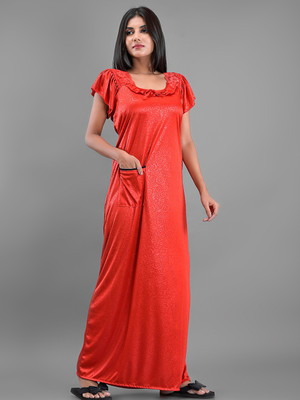 Apratim Women Nighty(Red)