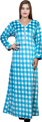 NACNO Women Nighty(Blue)