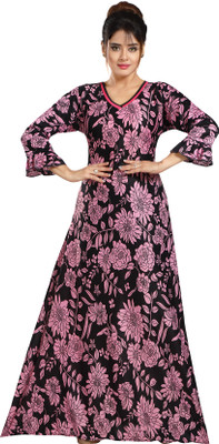 Lovira Women Nighty(Purple)