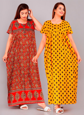 BHOOMI ENTERPRISES Flared/A-line Gown(Multicolor)