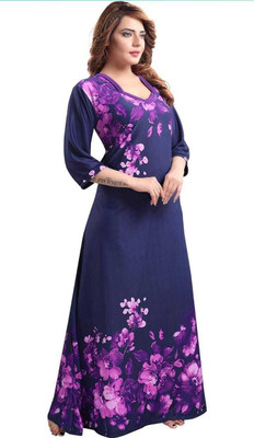 HR creation Women Nighty(Purple)