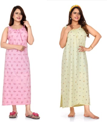 ananya 18 Women Nighty(Multicolor)