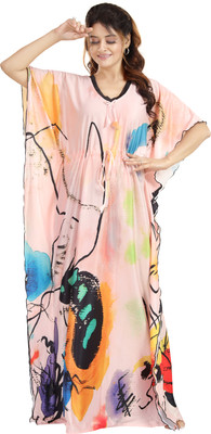 Gutthi Women Nighty(Multicolor)