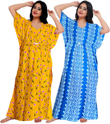 PVR Printed Pure Cotton Women Kaftan