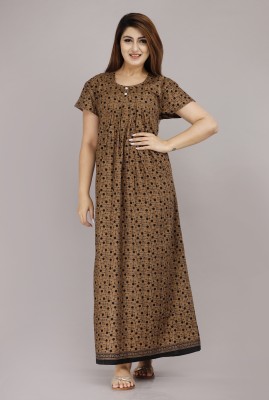 Monique Women Nighty(Brown)