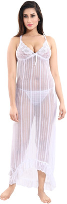 Be You Women Chemise(White)