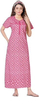 KBNBJ Women Nighty Set(Pink)