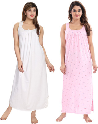 INNER BEATS Women Nighty Set(Multicolor)