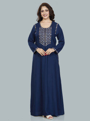 Sanaa Women Nighty(Dark Blue)