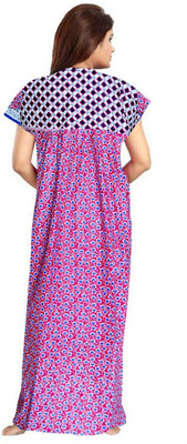 MSA Women Nighty(Orange, Pink)