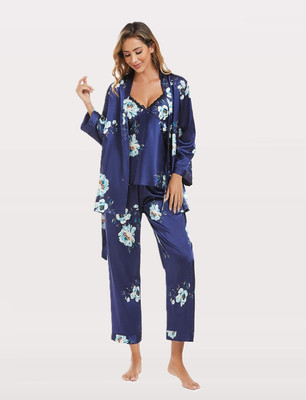Fashonic Women Nighty(Dark Blue)