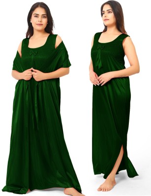 NOC Women Nighty(Dark Green)