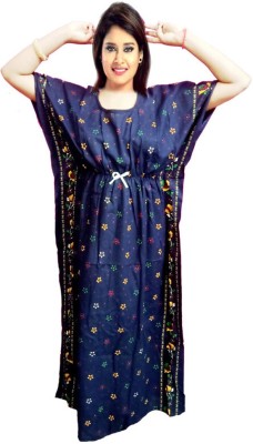 SHREE SHYAM FASHION Women Nighty(Blue)