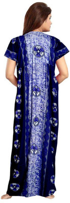 Radison Women Nighty(Green, Blue)