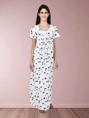 LDHSATI Women Nighty Set(Multicolor)