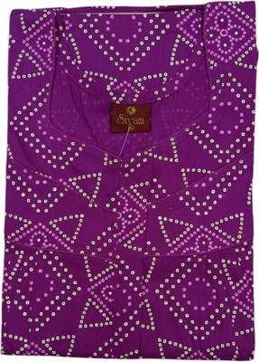 Rsenterprises Women Nighty(Multicolor)