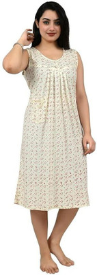 saanvi collection Women Nighty(Multicolor)