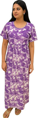 Juana Women Maternity/Nursing Nighty(Pink)