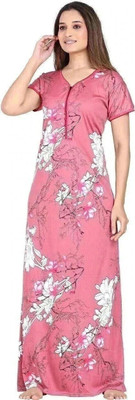HouseOfCommon Women Nighty(Pink)