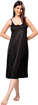 Shivfunk Women Nightdress(Dark Blue)
