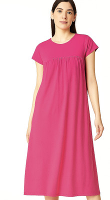 ENDGAME Women Nighty(Pink)