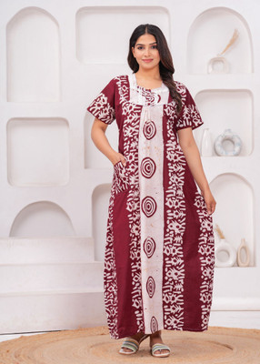 Fufufrog Women Nighty(Orange)