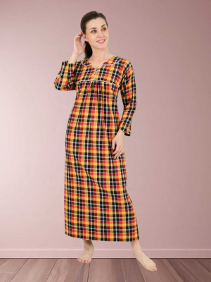 LDHSATI Women Nighty Set(Multicolor)