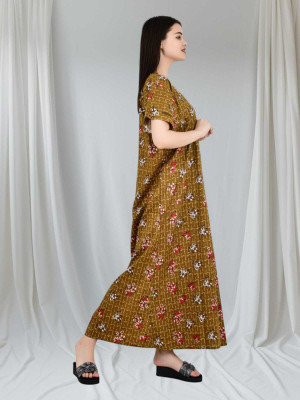 LDHSATI Women Nighty Set(Multicolor)