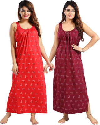 Nighty King Women Nighty(Multicolor)
