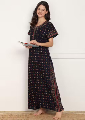 VRSU Women Nightdress(Blue)