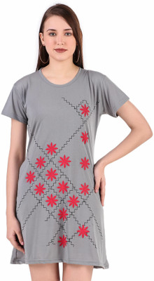 Bombshell Women Nightshirts(Grey)