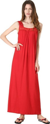 San Apparels Women Nighty(Pink)