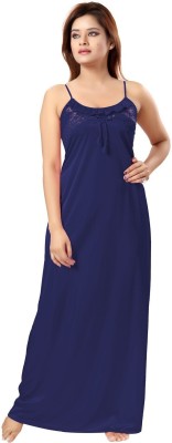 Rangmor Women Nighty(Dark Blue)