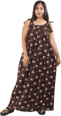 BDROX Women Nighty(Purple)