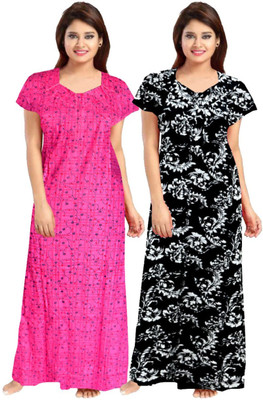 Dhanlaxmi Straight Gown(Pink)