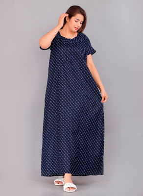VRSU Women Nighty(Multicolor)