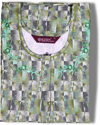 KushiNighties Women Nighty(Light Blue)