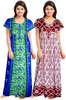 Neeraj Traders Women Nightdress(Multicolor)