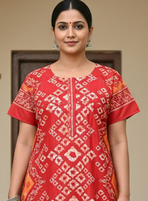 VASTARIYA Women Nighty with Robe(Orange)