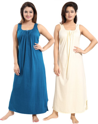 Mallinath Women Nighty(Multicolor)