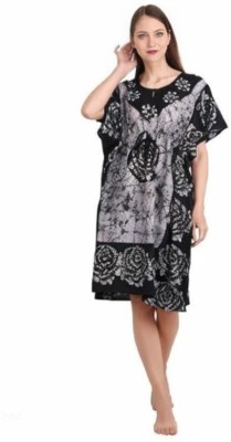 ukal Women Nighty(Black)