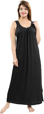 PHFS Women Nighty(Black)