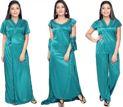 CK Collection Influent Women Nighty Set(Green)