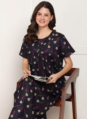 VRSU Women Nightdress(Blue)