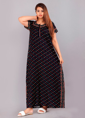ANANT CREATION Women Nighty(Multicolor)
