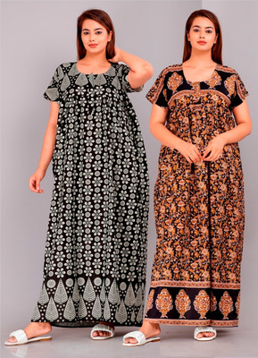 BHOOMI ENTERPRISES Flared/A-line Gown(Black)
