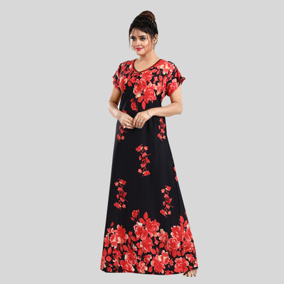 Gutthi Women Nighty(Multicolor)